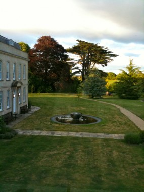 IMG_0147 The view from my room at the Penny Brohn. They had put net curtains to block the view. I took it off immediately!