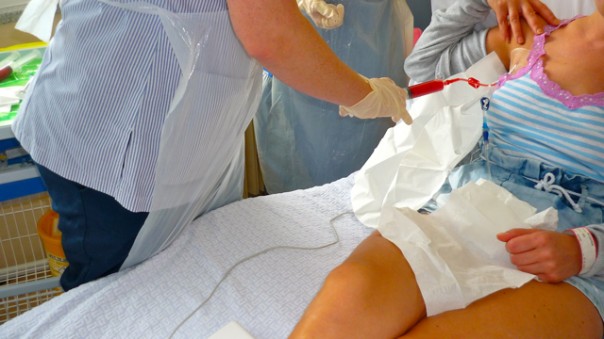 There they go, into the LTS line and then they will travel into my bone marrow!