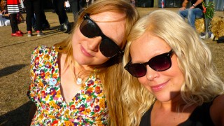 Suzie and I. It was a sunny Field Day, for once!